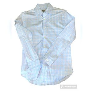 Michael Kors men’s Medium long sleeve button down shirt . Blue